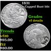 Image 1 : 1831 . . Capped Bust Half Dollar 50c Grades vf details