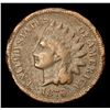 Image 2 : 1870 . . Indian Cent 1c Grades f details