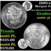 Image 1 : 1880-s Nice Mirrored Fields . Morgan Dollar $1 Grades Choice Unc+ PL