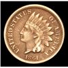 Image 2 : 1861 Key Date . Indian Cent 1c Grades vf++