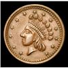 Image 2 : 1864 Union For Ever Rare 1864 CWT Princess Liberty Civil War Token 1c Grades Choice AU