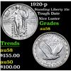 Image 1 : 1920-p Tough Date Nice Luster Standing Liberty Quarter 25c Grades Choice AU/BU Slider