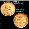 Image 1 : 1938-p . . Lincoln Cent 1c Grades Choice Unc RD