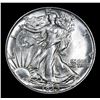 Image 2 : 1942-p . . Walking Liberty Half Dollar 50c Grades Choice Unc