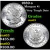 Image 1 : 1889-s Very Tough Date . Morgan Dollar $1 Grades Select Unc