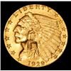 Image 2 : 1929-p . . Gold Indian Quarter Eagle $2 1/2 Grades Select Unc