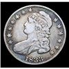 Image 2 : 1833 . . Capped Bust Half Dollar 50c Grades vf++