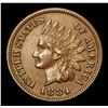 Image 2 : 1884 Much Better Date . Indian Cent 1c Grades Choice AU/BU Slider