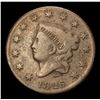 Image 2 : 1826 Much Better Date . Coronet Head Large Cent 1c Grades vf+