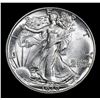 Image 2 : 1939-p Better Date . Walking Liberty Half Dollar 50c Grades Choice Unc