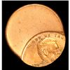 Image 2 : Mint Error Struck 60% Off Center . Lincoln Cent 1c Grades Choice Unc RB