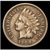 Image 2 : 1908-s Key Date . Indian Cent 1c Grades vf++
