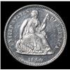 Image 2 : *Auction Highlight* 1860 Very Scarce Proof . Seated 1/2 10c Graded Select+ Proof Cameo By USCG (fc)