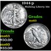 Image 1 : 1944-p . . Walking Liberty Half Dollar 50c Grades Select Unc