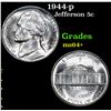 Image 1 : 1944-p . . Jefferson Nickel 5c Grades Choice+ Unc