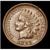 Image 2 : 1891 . . Indian Cent 1c Grades Choice Unc BN