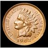 Image 2 : 1902 . . Indian Cent 1c Grades Choice AU/BU Slider
