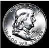 Image 2 : 1958-d . . Franklin Half Dollar 50c Grades Select Unc FBL
