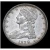 Image 2 : 1839 Reeded Edge Final Year Of Series Capped Bust Half Dollar 50c Grades vf++