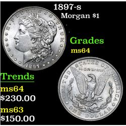 1897-s . . Morgan Dollar $1 Grades Choice Unc