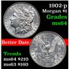 Image 1 : 1902-p . . Morgan Dollar $1 Grades Choice Unc