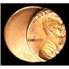 Image 2 : Mint Error Struck 50% Off Center . Lincoln Cent 1c Grades GEM Unc RD