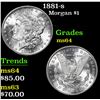 Image 1 : 1881-s . . Morgan Dollar $1 Grades Choice Unc