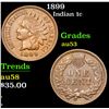 Image 1 : 1899 . . Indian Cent 1c Grades Select AU