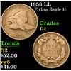 Image 1 : 1858 LL . . Flying Eagle Cent 1c Grades f, fine