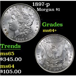 1897-p . . Morgan Dollar $1 Grades Choice+ Unc