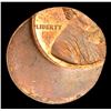 Image 2 : Mint Error Struck 50% Off Center . Lincoln Cent 1c Grades Select Unc RD