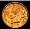 Image 2 : ***Auction Highlight*** 1864 Bronze Blazing Luster Beautiful Red Color Indian Cent 1c Graded Choice 