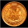 Image 3 : ***Auction Highlight*** 1906 Blazing Luster Deep Rich Red Color Indian Cent 1c Graded Gem+ Unc RD By