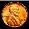 Image 2 : 1930-p . Beautiful Red Color Lincoln Cent 1c Grades GEM+ Unc RD