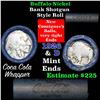 Image 1 : Full roll of Buffalo Nickels, 1926 on one end & a 'd' Mint reverse on other end (fc)