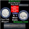 Image 1 : Full roll of Buffalo Nickels, 1926 on one end & a 's' Mint reverse on other end (fc)