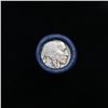 Image 2 : Full roll of Buffalo Nickels, 1924 on one end & a 'd' Mint reverse on other end (fc)