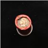 Image 2 : Mixed small cents 1c orig shotgun roll, 1916-s one end, 1899 Indian cent other end