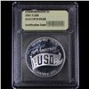Image 2 : 1991-d USO Unc Modern Commem Dollar $1 Graded ms70, Perfection by USCG