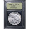 Image 2 : ***Auction Highlight*** 1927-d Peace Dollar $1 Graded Select+ Unc by USCG (fc)