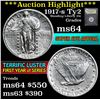 Image 1 : ***Auction Highlight*** 1917-s TY 2 Seated Liberty Quarter 25c Graded Choice Unc by USCG (fc)