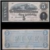 Image 1 : The Confederate States of America $5 Grades Choice AU/BU Slider