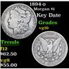 Image 1 : 1894-o Key Date . Morgan Dollar $1 Grades vg+