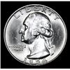 Image 2 : 1954-d . . Washington Quarter 25c Grades Choice+ Unc