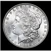 Image 2 : 1887-p Great Frosty Luster . Morgan Dollar $1 Grades Choice+ Unc