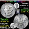 Image 1 : ***Auction Highlight*** 1890-s Ultra Clean Morgan Dollar $1 Graded GEM+ PL By USCG (fc)