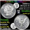 Image 1 : ***Auction Highlight*** 1880-o DMPL Reverse Morgan Dollar $1 Graded Choice Unc PL By USCG (fc)
