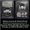 Image 1 : 2004-P Lewis & Clark Modern Commem Dollar $1 Graded GEM++ Proof Deep Cameo by USCG