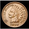 Image 2 : 1898 Indian Cent 1c Grades xf+