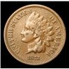 Image 2 : 1873 Closed 3 Indian Cent 1c Grades vf+